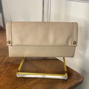Beige Clutch Wallet